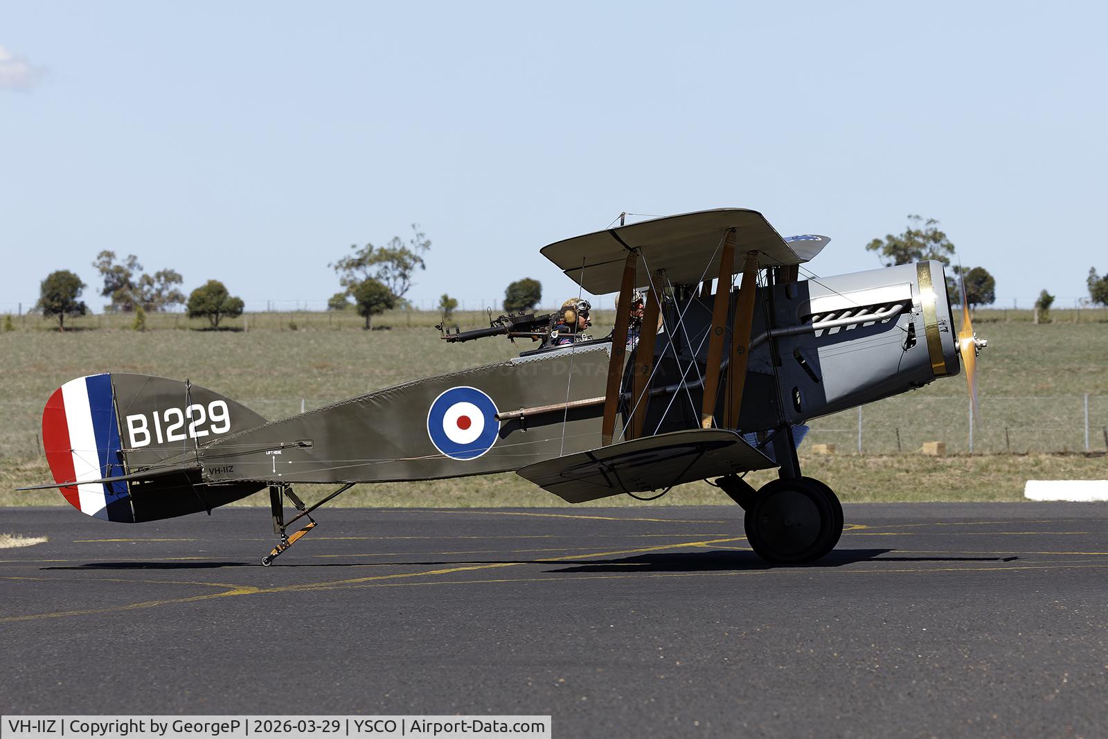 VH-IIZ, 1992 Bristol F.2B Replica C/N E.R.S. 2, Warbirds Over Scone 2026.