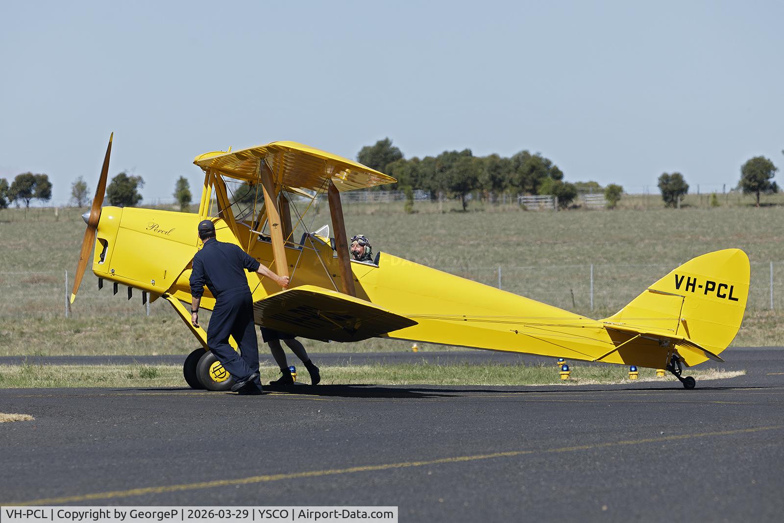 VH-PCL, 1942 De Havilland DH-82A Tiger Moth II C/N 3786, Warbirds Over Scone 2026.