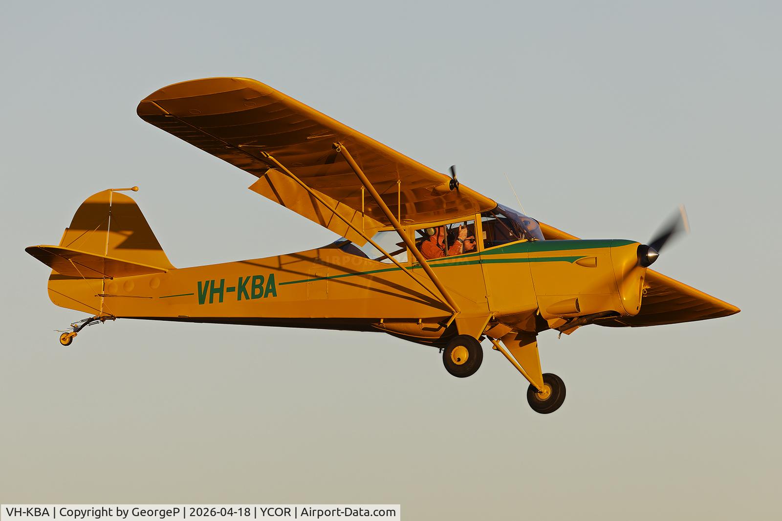 VH-KBA, 1950 Auster J-5 Adventurer C/N 2895, Antique Aeroplane Assn of Australia National Fly-in.