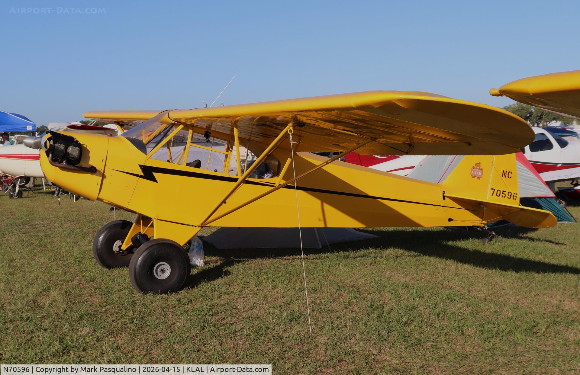N70596, 1946 Piper J3C-65 Cub C/N 17606, Piper J3C-65