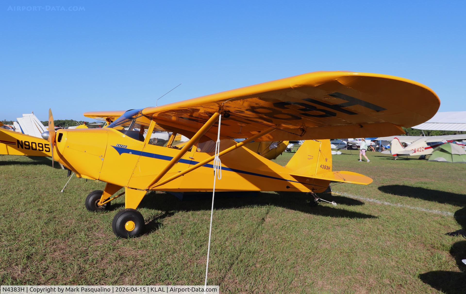 N4383H, 1948 Piper PA-15 Vagabond C/N 15-168, Piper PA-15