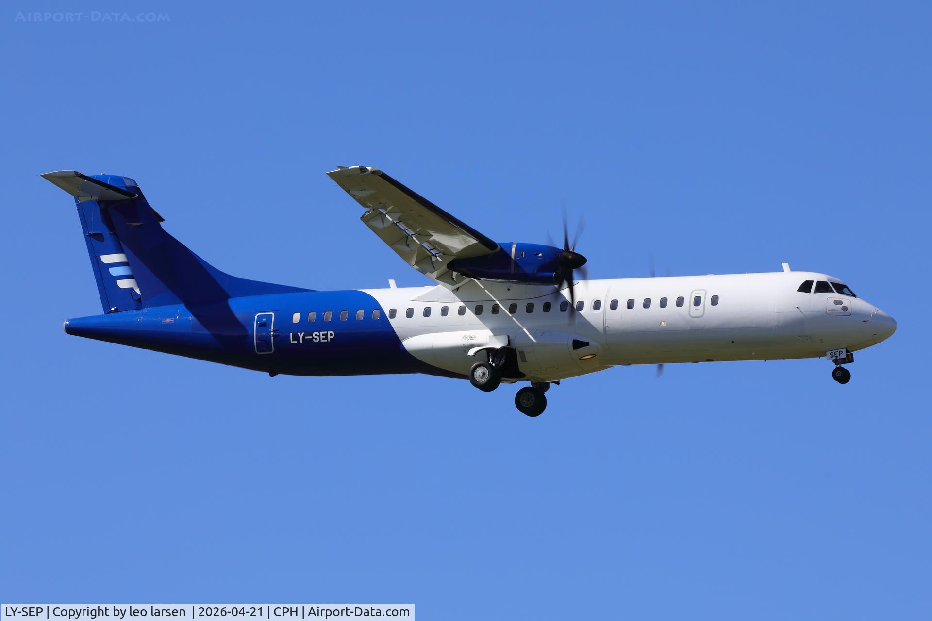 LY-SEP, 2008 Aérospatiale ATR-72-500 C/N 778, Copenhagen 21.4.2026