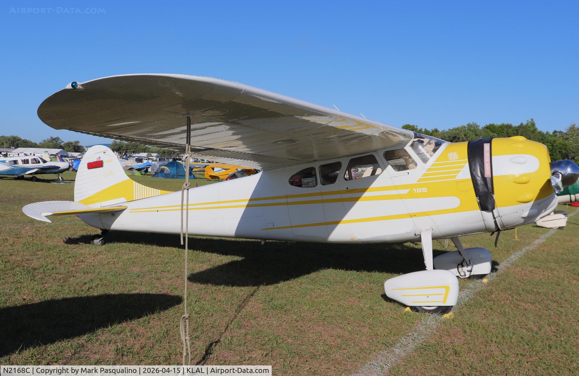 N2168C, 1954 Cessna 195B Businessliner C/N 16153, Cessna 195B