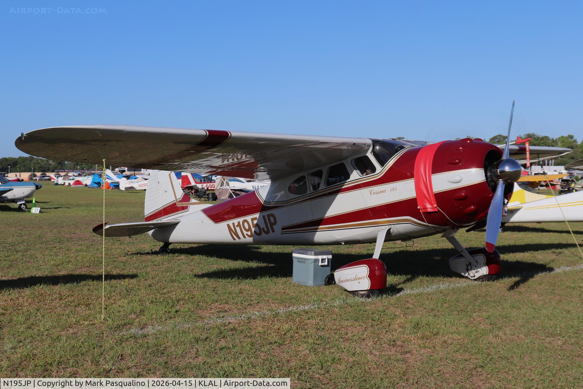 N195JP, 1951 Cessna 195 C/N 7673, Cessna 195