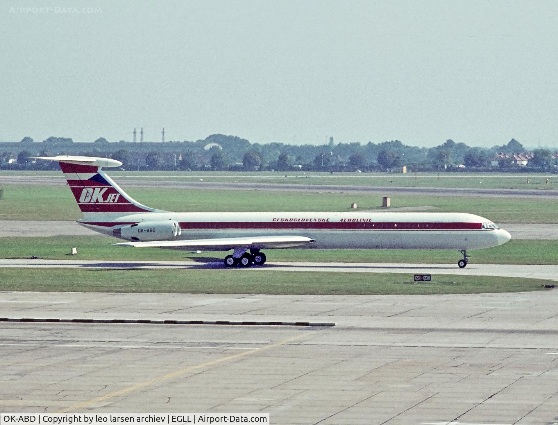 OK-ABD, 1971 Ilyushin Il-62 C/N 10902, London Heathrow