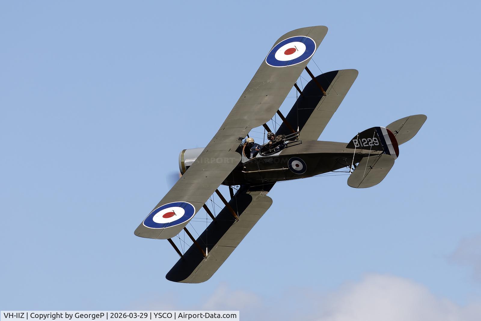 VH-IIZ, 1992 Bristol F.2B Replica C/N E.R.S. 2, Warbirds Over Scone 2026.