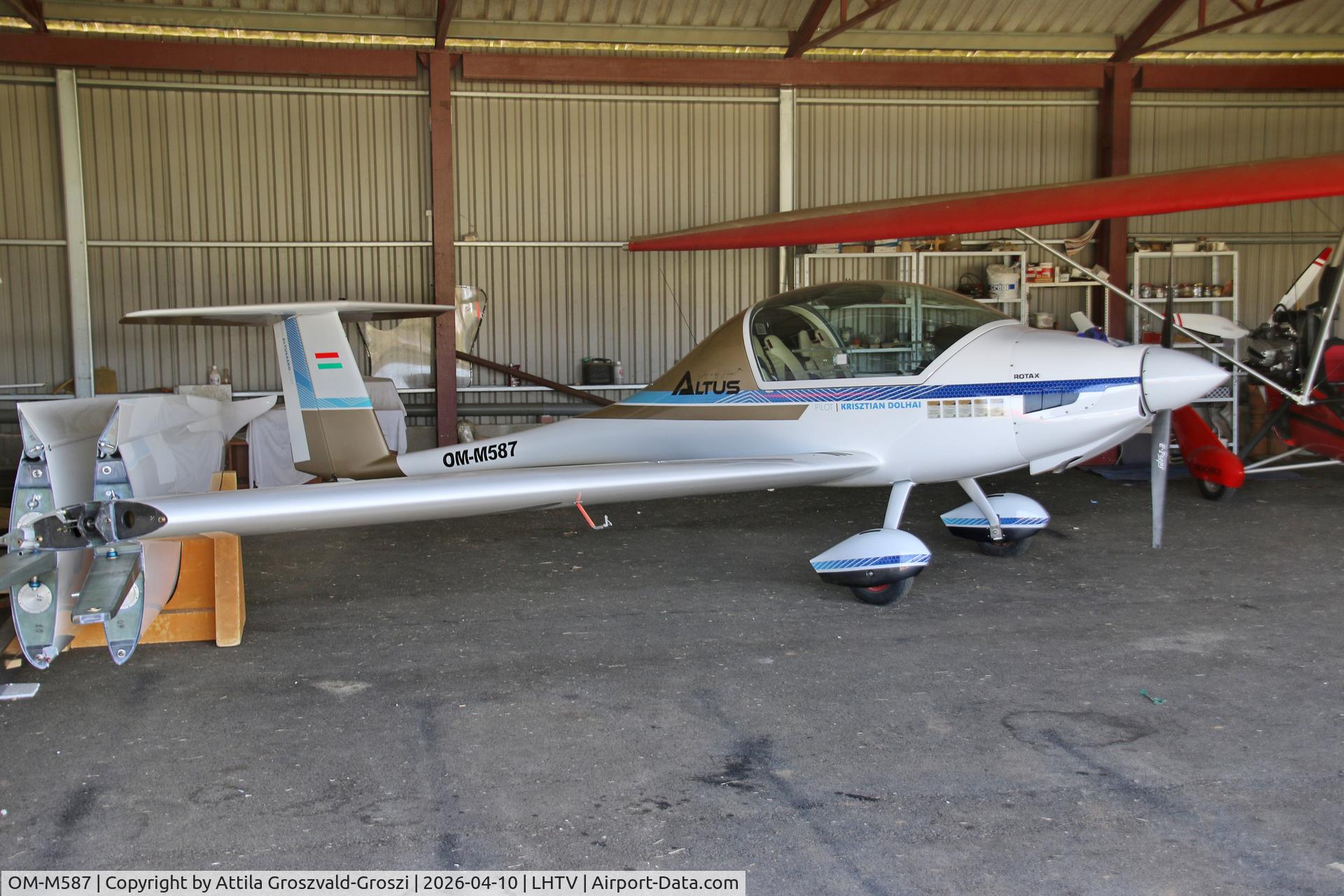 OM-M587, 2023 Altus Aero Altus C/N 002, LHTV - Tótvázsony-Kövesgyürpuszta Airport, Hungary