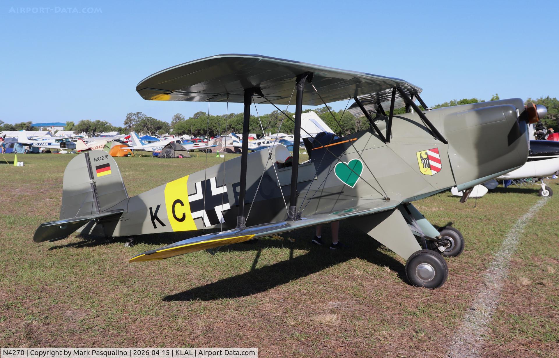 N4270, 1959 CASA 1-131 Jungmann C/N E3B-427, CASA 1-131 Jungmann