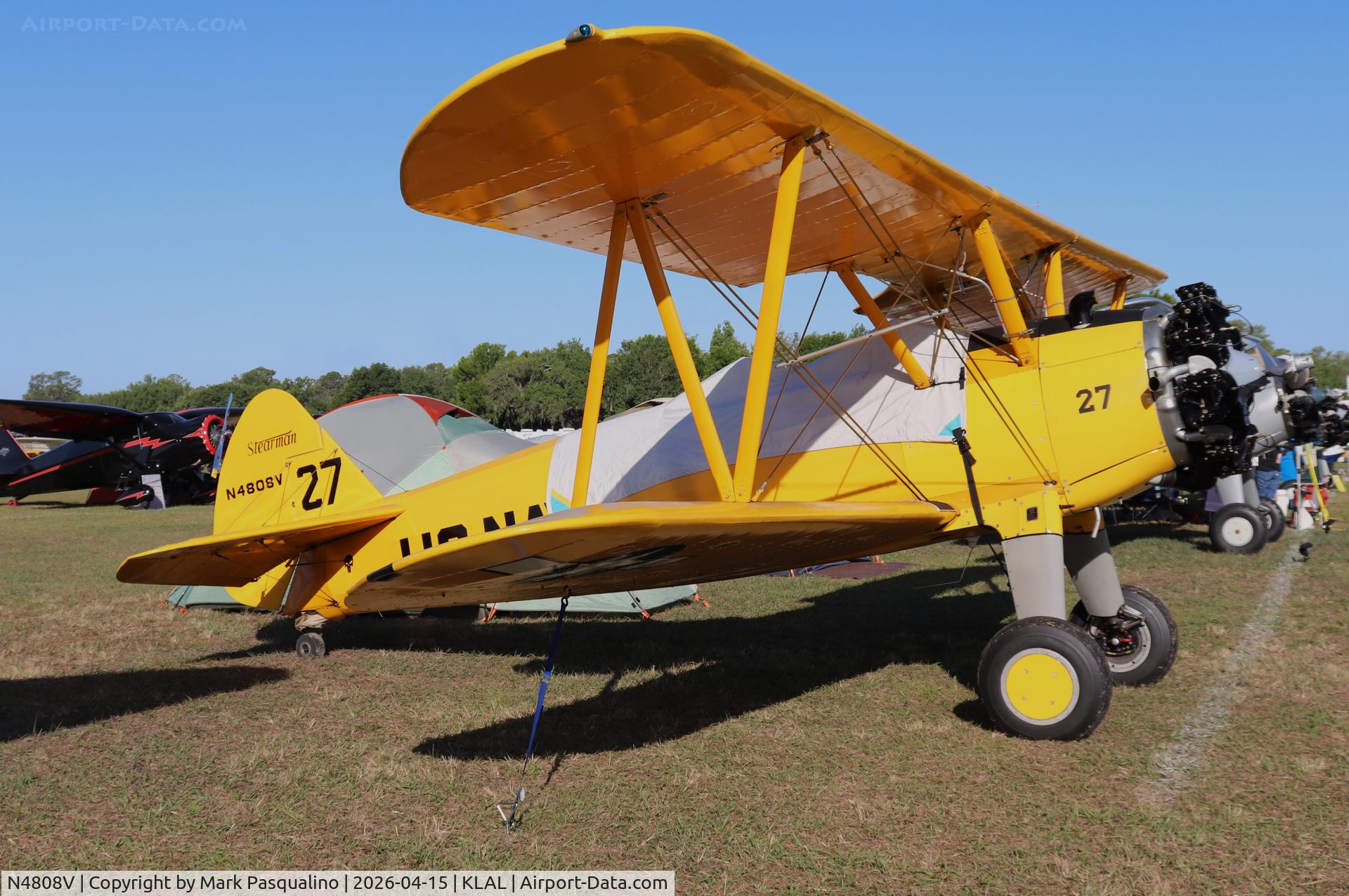 N4808V, Boeing E75 C/N 75-5324, Stearman