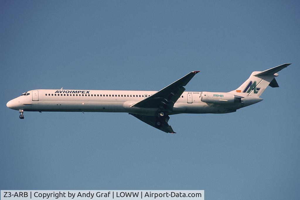 Z3-ARB, 1981 McDonnell Douglas MD-81 (DC-9-81) C/N 48046, Avioimpex MD81