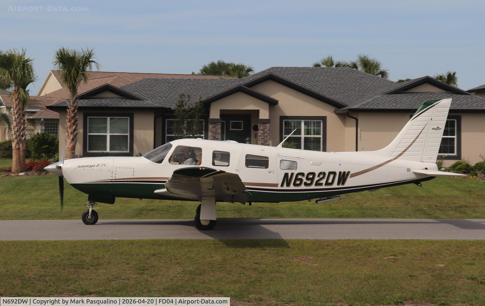N692DW, 2005 Piper PA-32R-301T Turbo Saratoga C/N 3257384, Piper PA-32R-301T