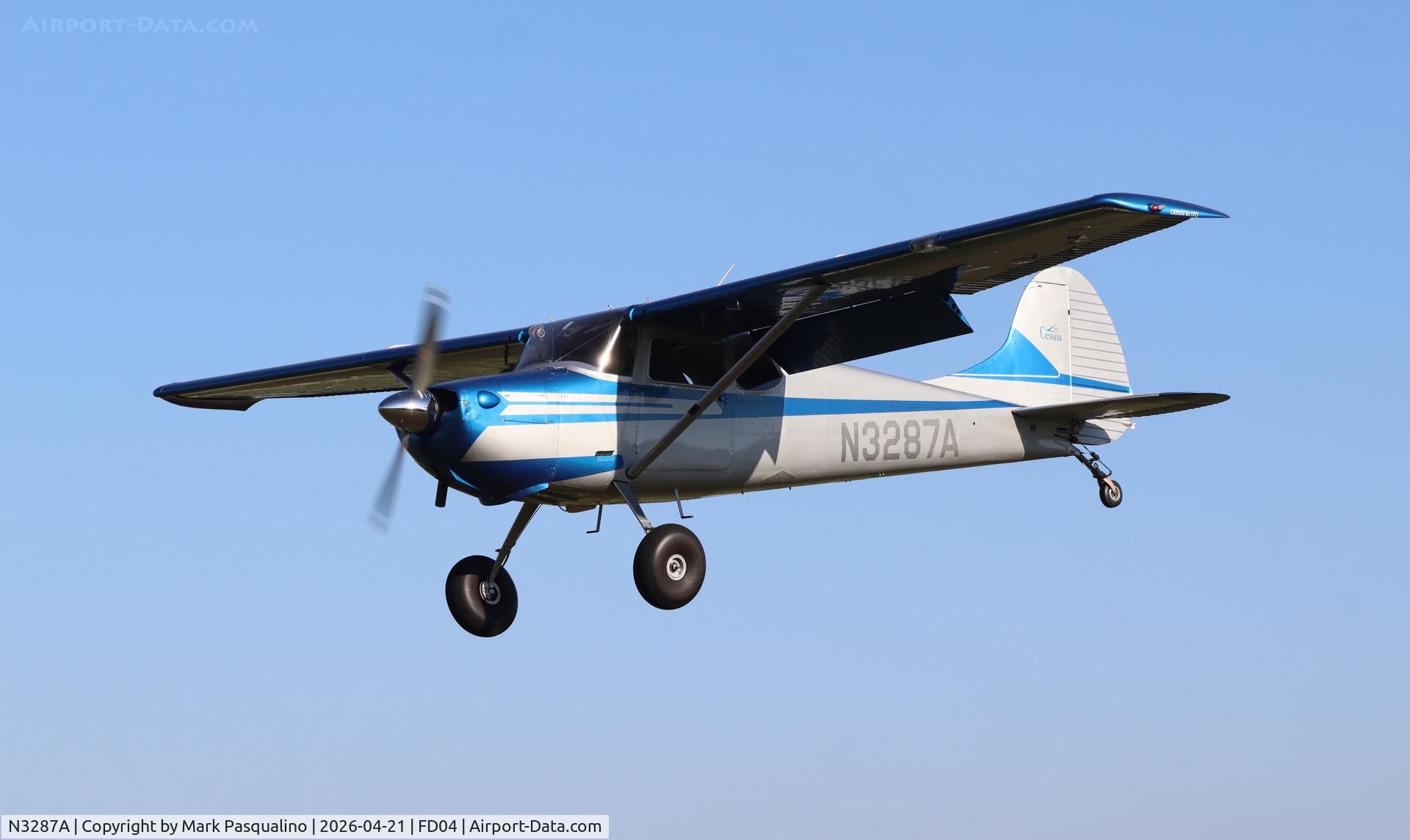 N3287A, 1953 Cessna 170B C/N 25931, Cessna 170B