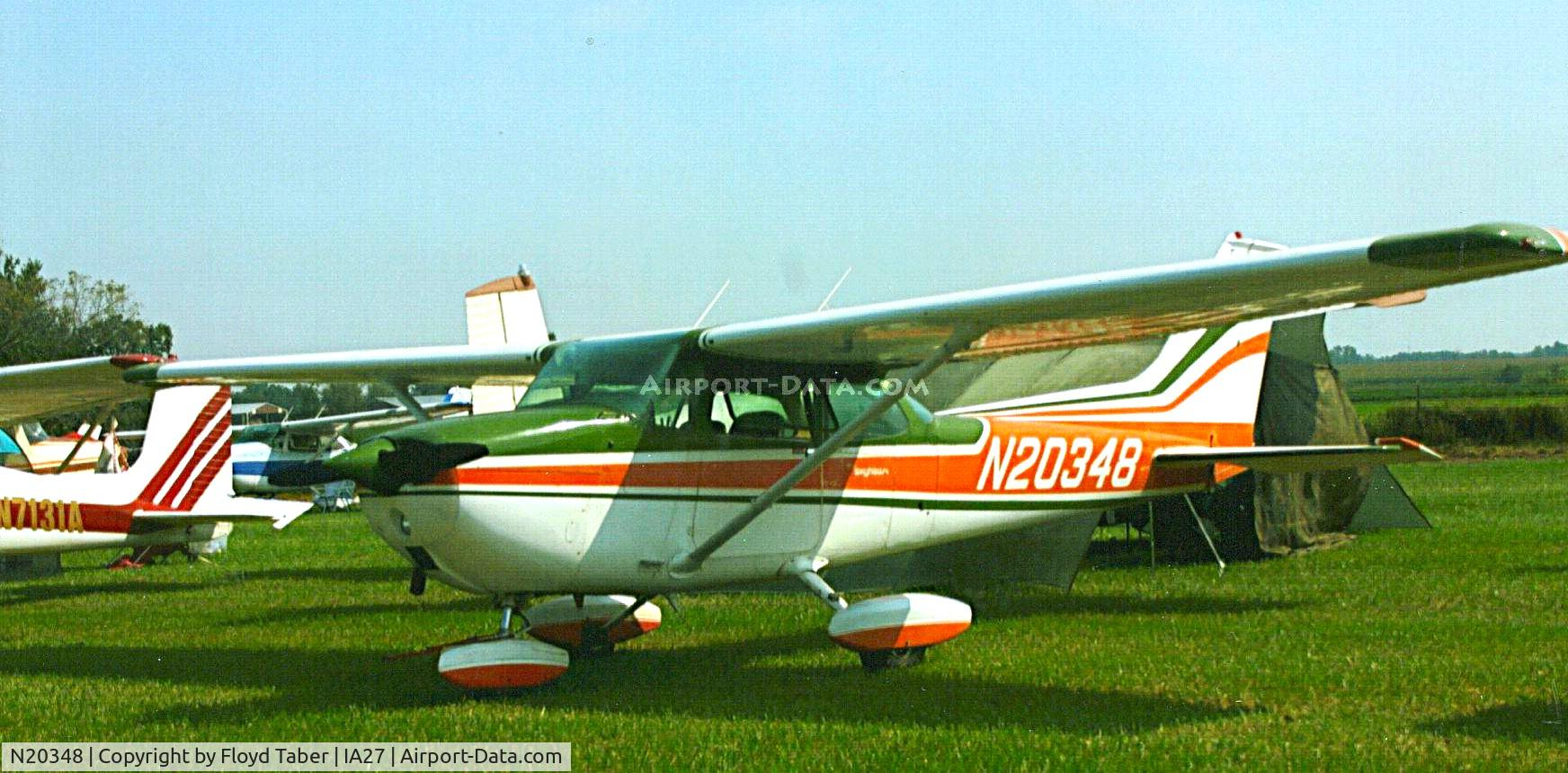 N20348, 1972 Cessna 172M C/N 17261211, Blakesburg AAA-APM Fly In