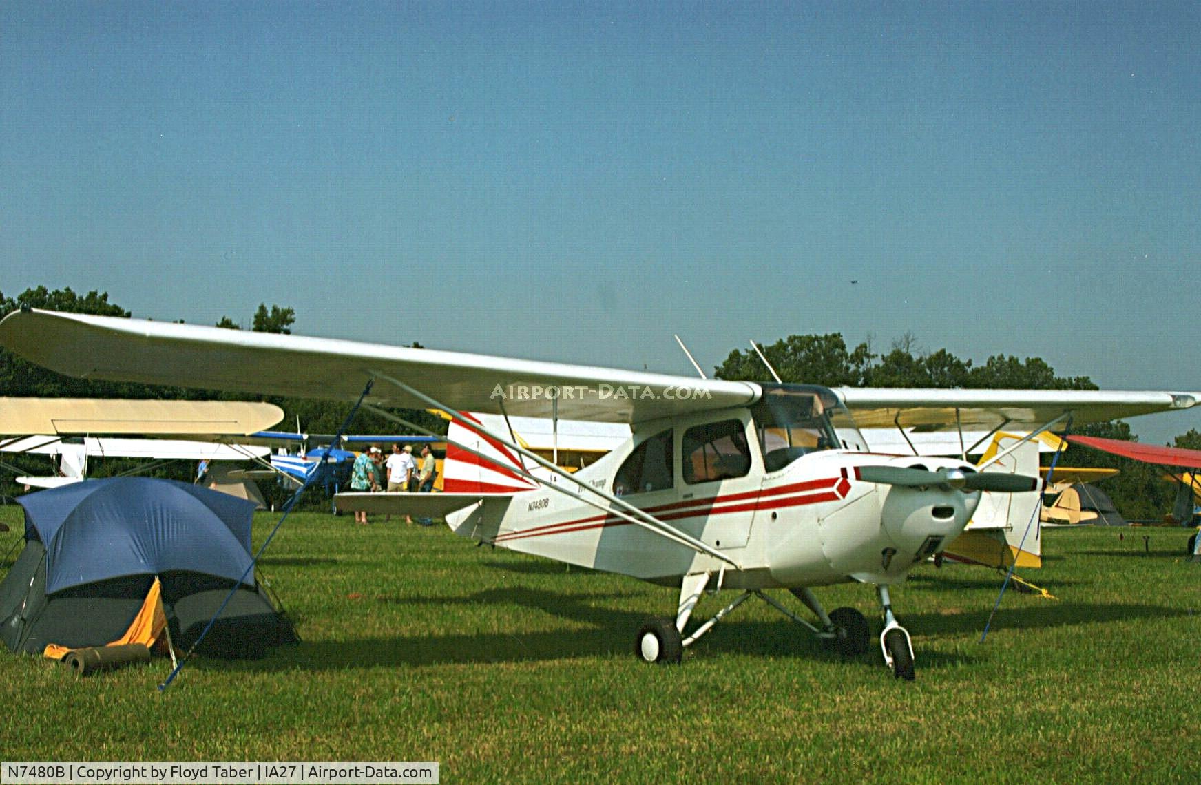 N7480B, 1957 Champion Aeronca 7FC C/N 7FC-2, Blakesburg AAA-APM Fly In