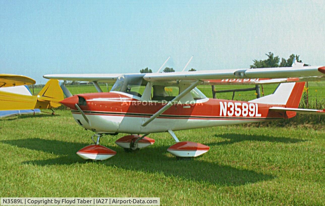 N3589L, 1965 Cessna 150F C/N 15062389, Blakesburg AAA-APM Fly In