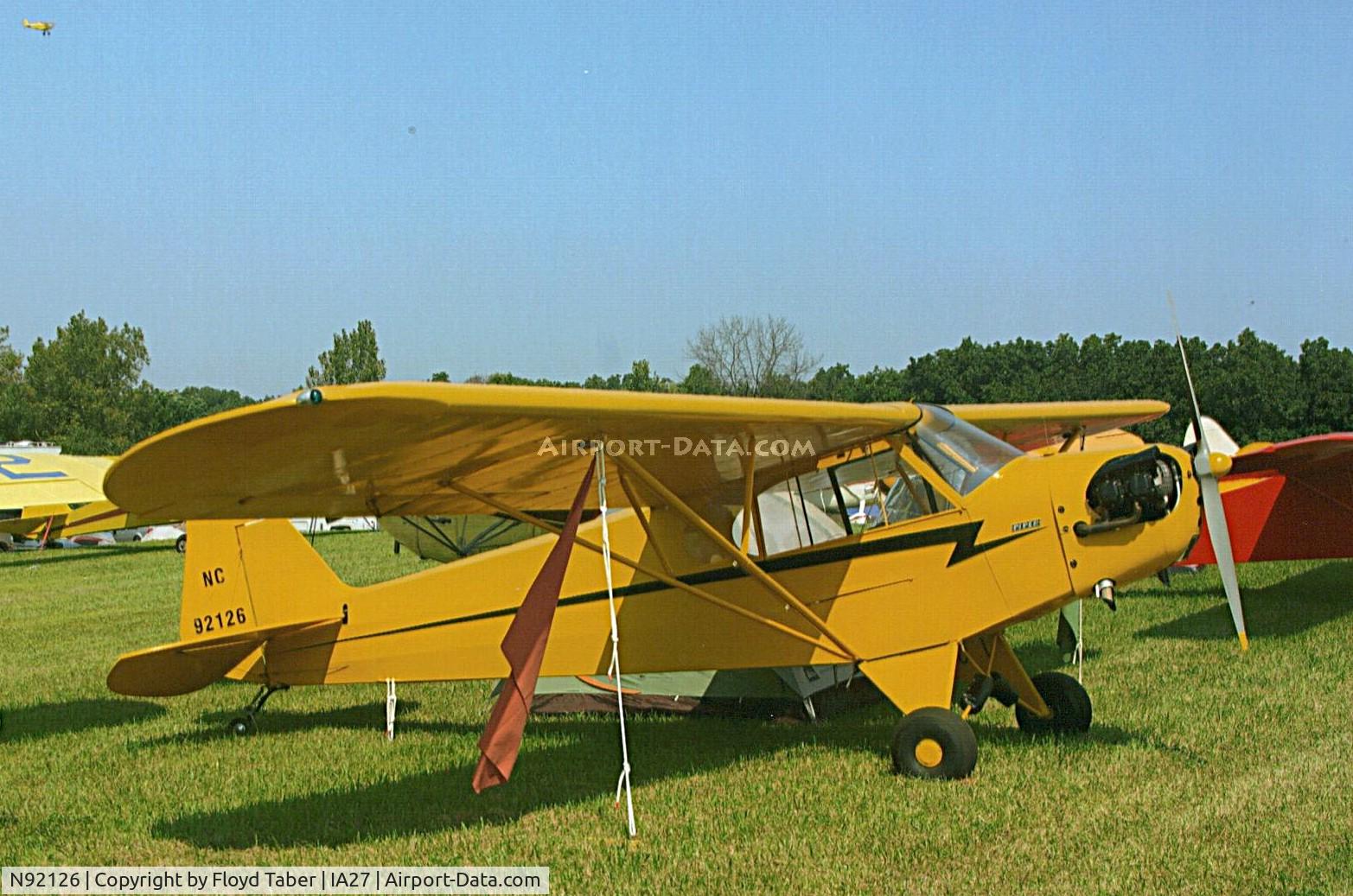 N92126, 1946 Piper J3C-65 Cub Cub C/N 16565, Blakesburg AAA-APM Fly In
