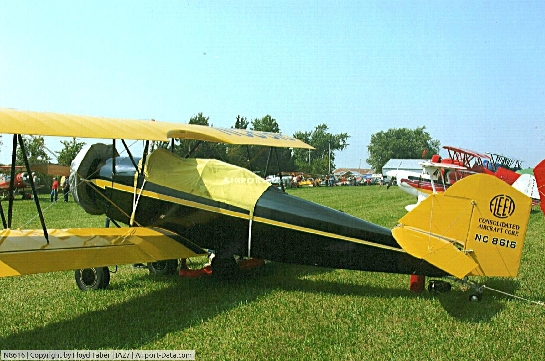 N8616, 1929 Fleet Model 1 C/N 28, Blakesburg AAA-APM Fly In