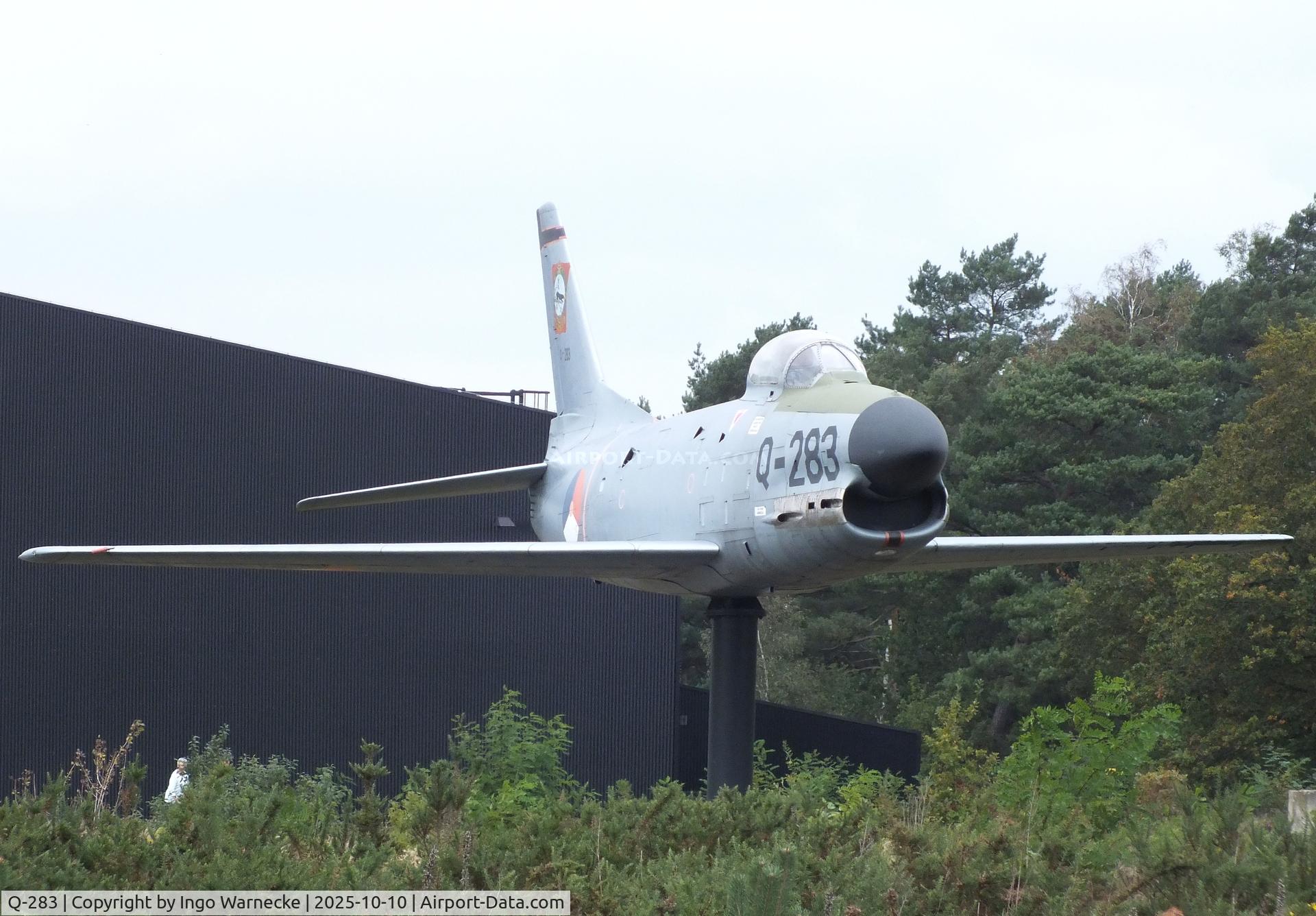 Q-283, 1955 North American F-86K Sabre C/N 213-53, North American F-86K Sabre at the Nationaal Militair Museum / National Military Museum, Soesterberg
