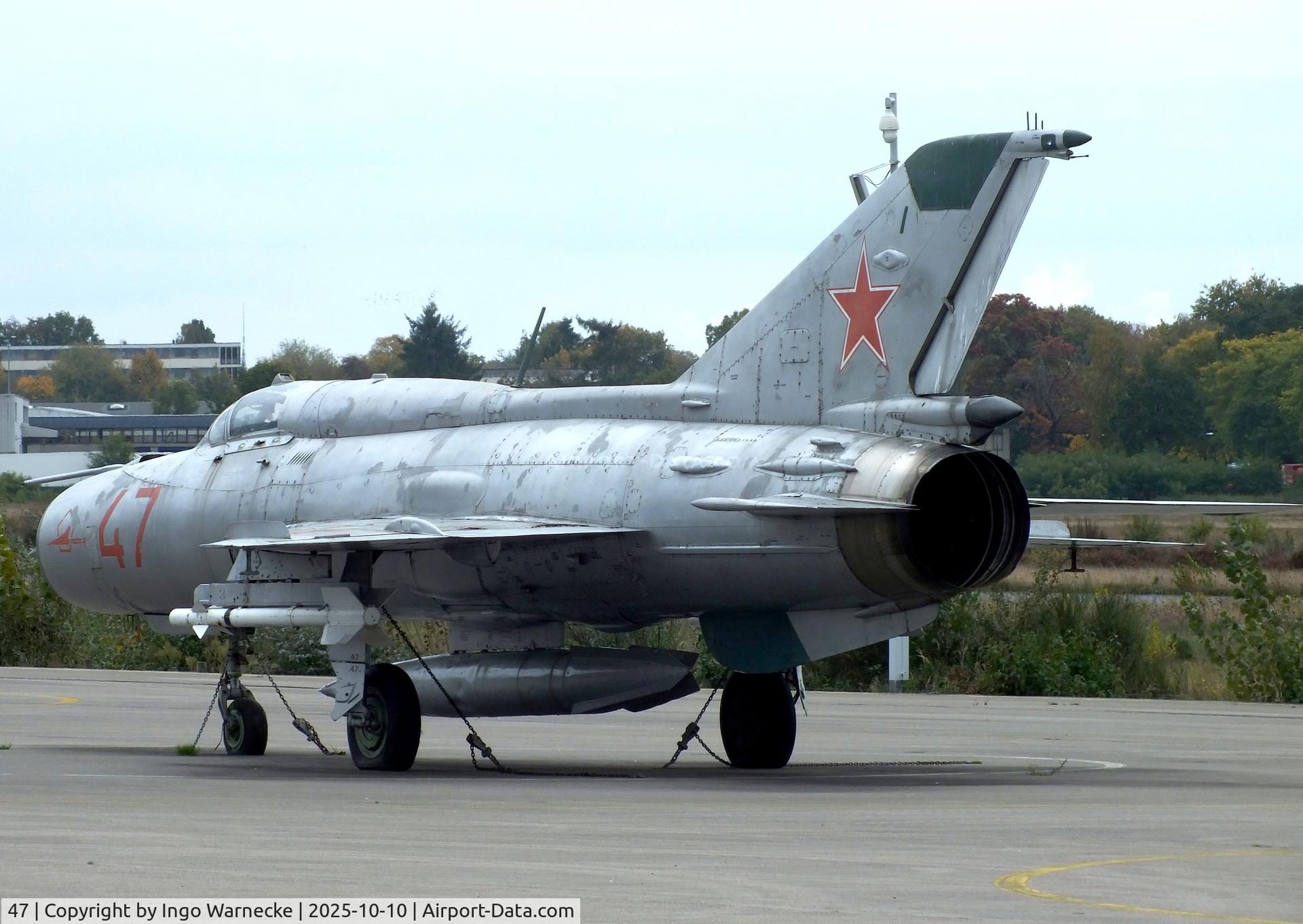 47, Mikoyan-Gurevich MiG-21GPFM C/N Not found 47, Mikoyan i Gurevich MiG-21PFM FISHBED-F at the Nationaal Militair Museum / National Military Museum, Soesterberg