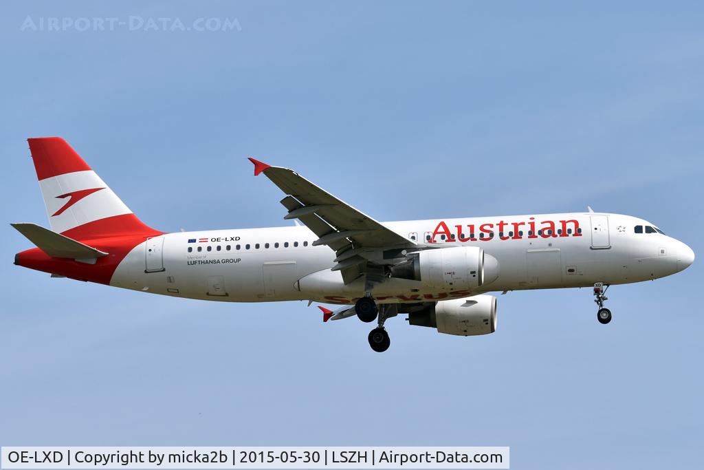 OE-LXD, 2008 Airbus A320-216 C/N 3515, Landing