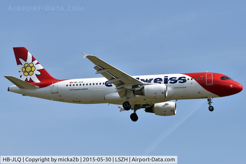HB-JLQ, 2011 Airbus A320-214 C/N 4673, Landing