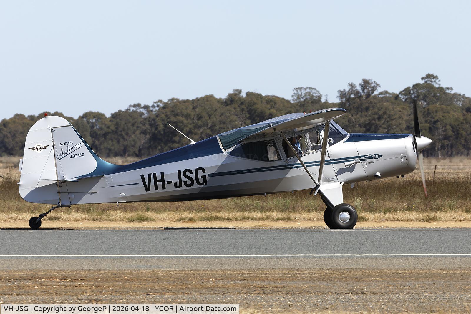 VH-JSG, 1955 Auster J-5G Autocar C/N 3173, Antique Aeroplane Assn of Australia National Fly-in.