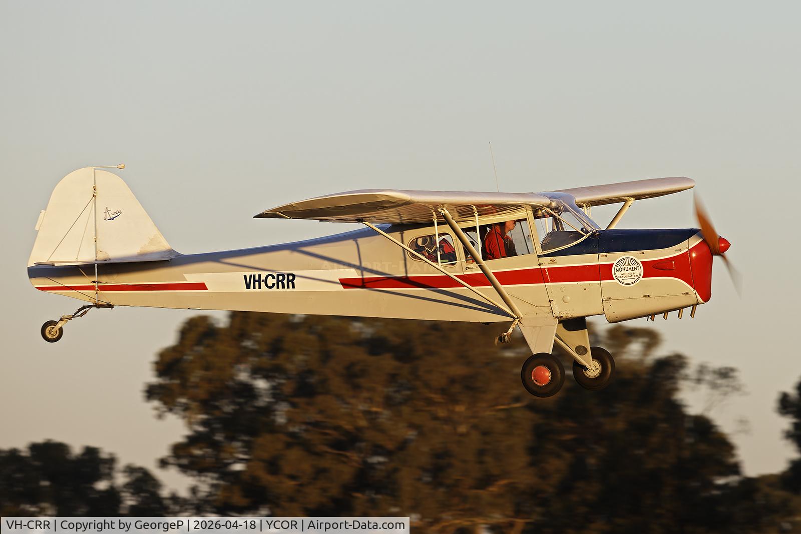 VH-CRR, 1946 Auster J-4 Archer C/N 2352, Antique Aeroplane Assn of Australia National Fly-in.