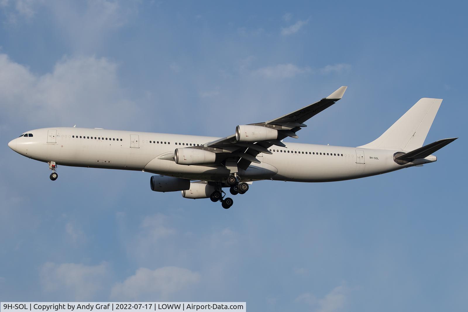 9H-SOL, 2003 Airbus A340-313 C/N 483, Untitled A340-300