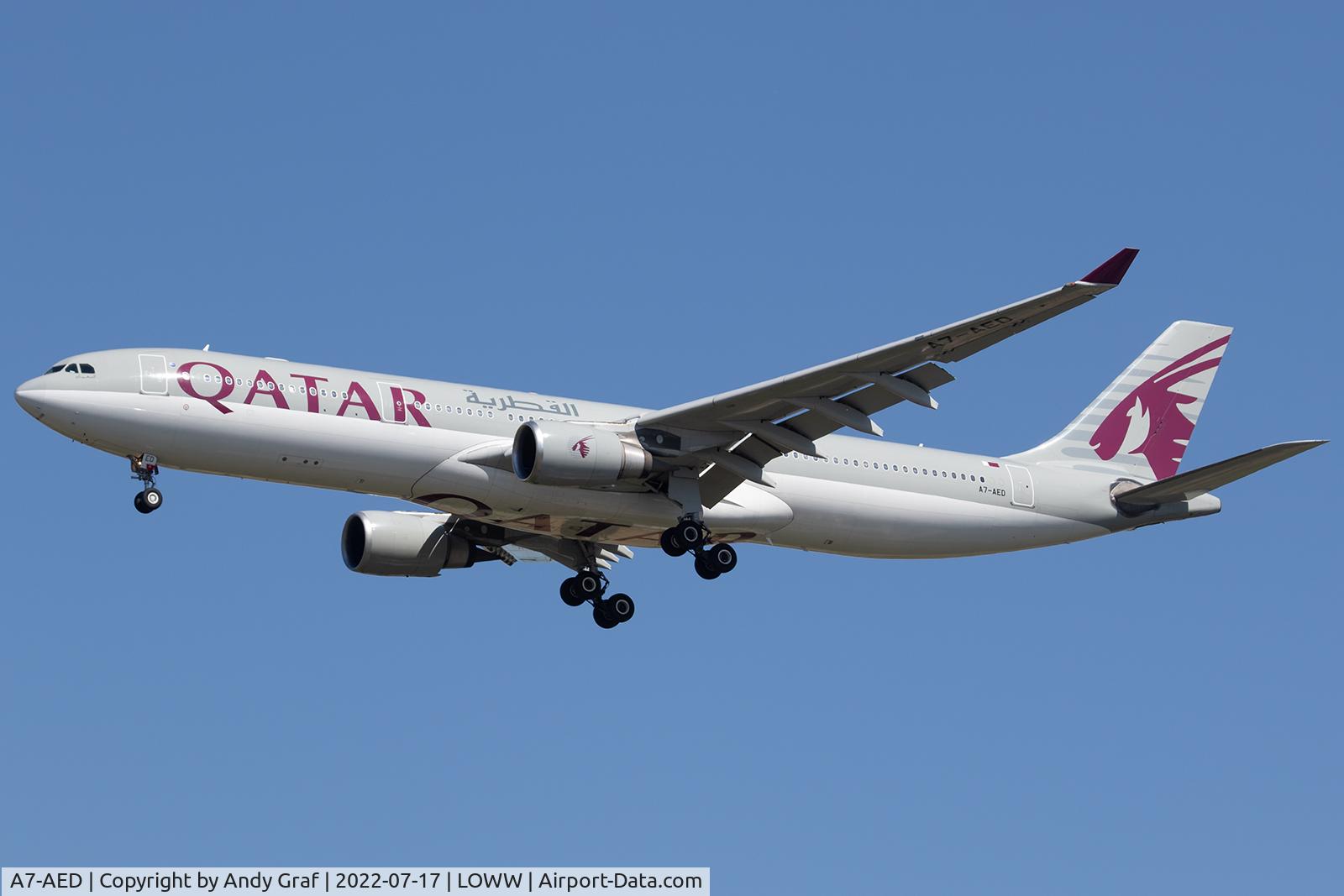 A7-AED, 2005 Airbus A330-302 C/N 680, Qatar Airways A330-300