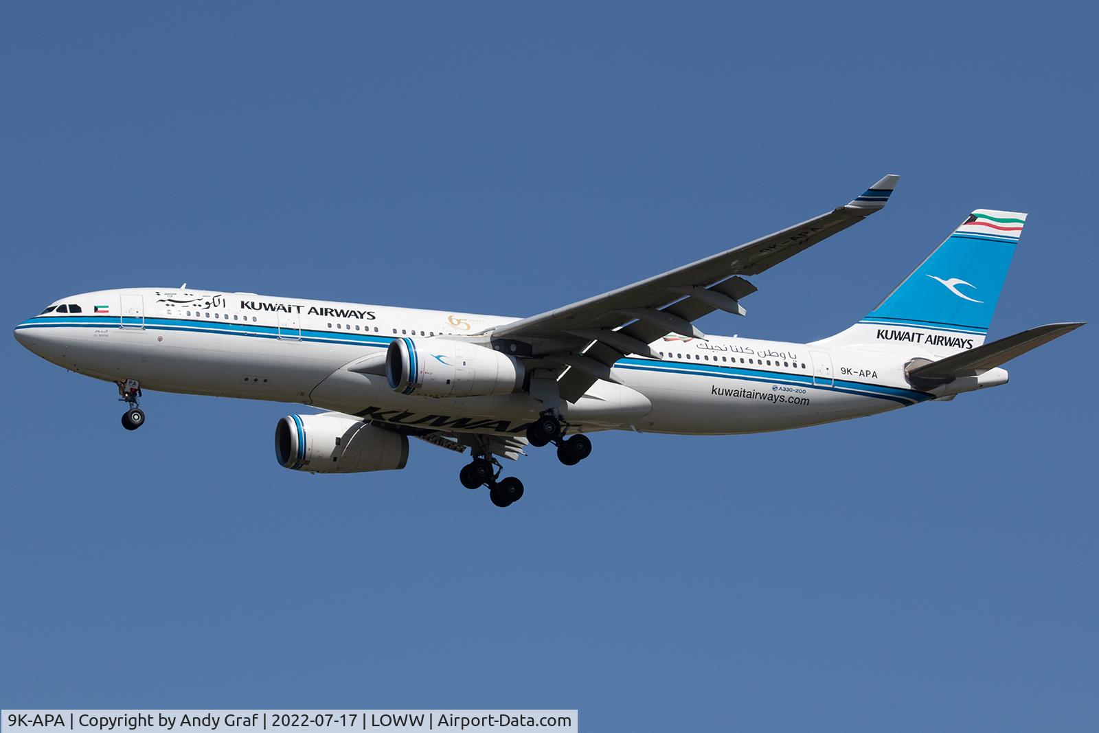 9K-APA, 2015 Airbus A330-243 C/N 1626, Kuwait Airways A330-200