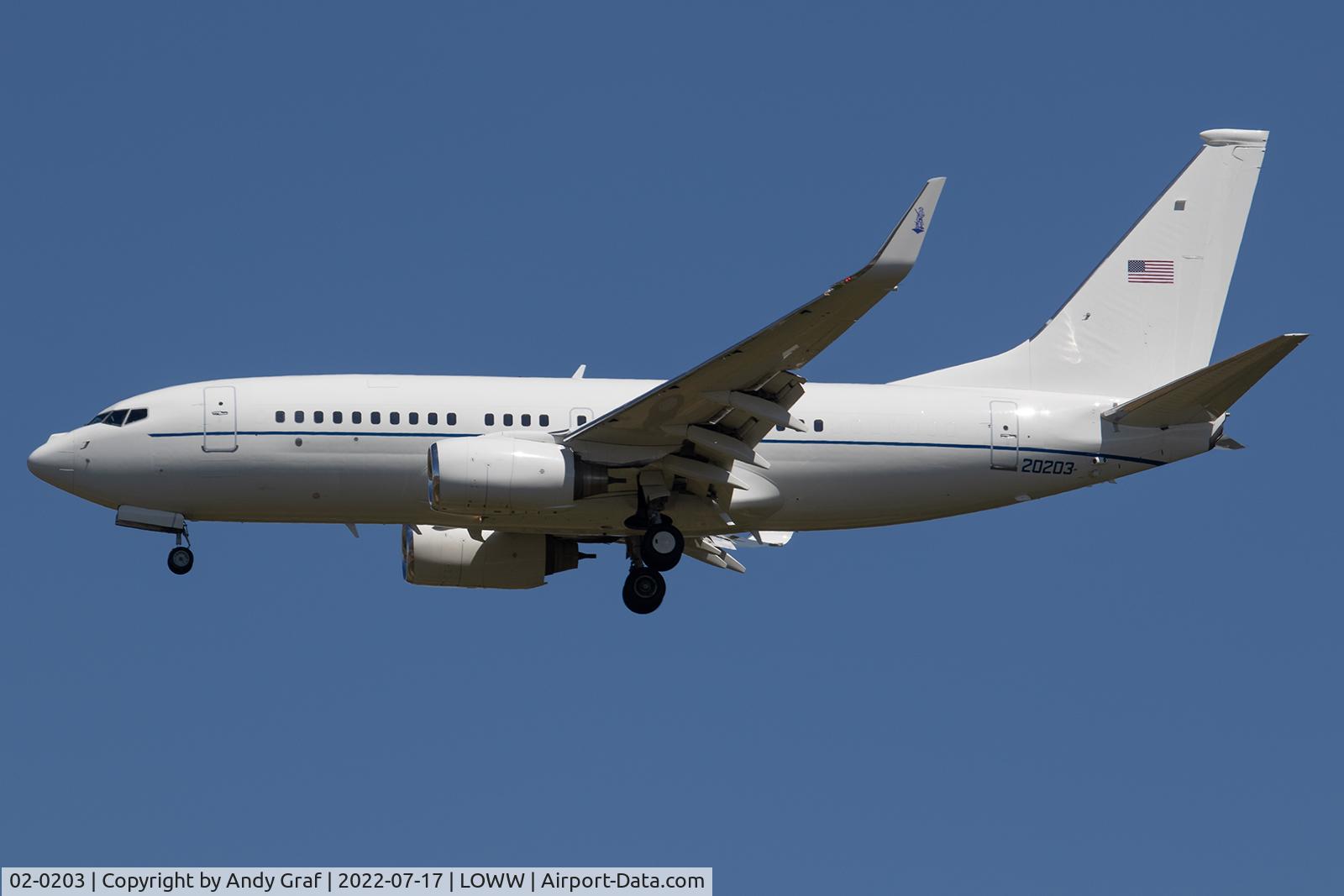 02-0203, 2002 Boeing C-40C Clipper (737-7BC BBJ) C/N 33434, USAF C40