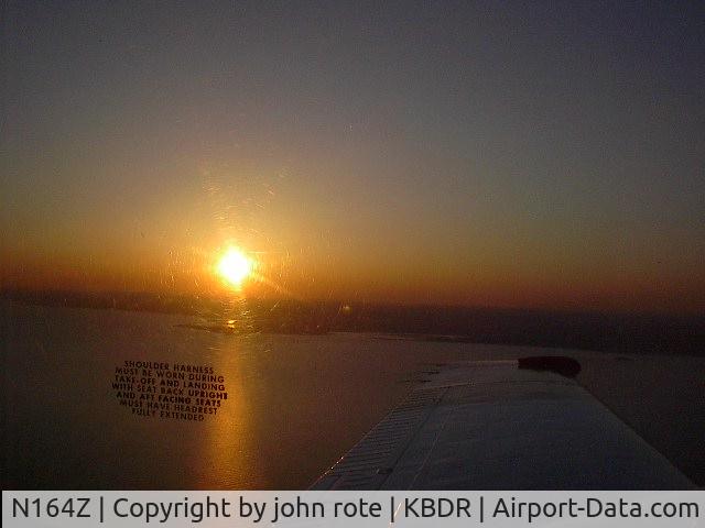 N164Z, 1980 Beech 58P Baron C/N TJ-290, sunset long island sound sunnfun 2005