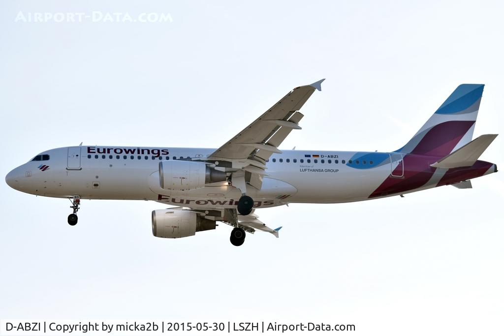 D-ABZI, 2007 Airbus A320-216 C/N 3328, Landing