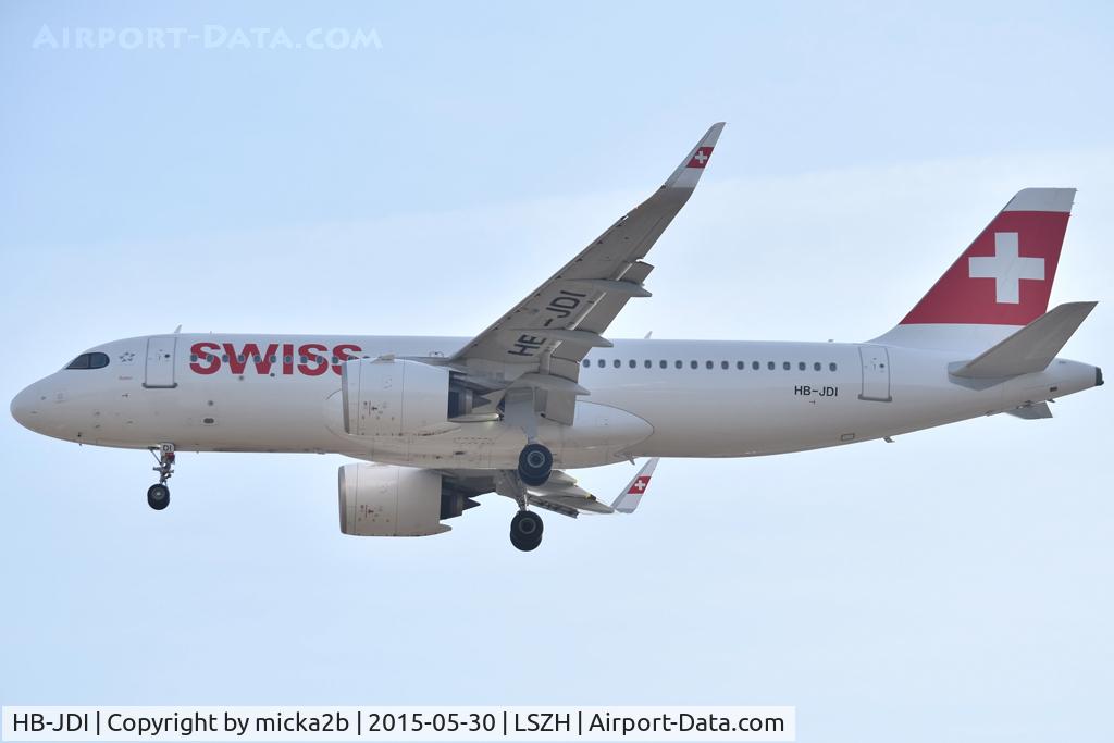 HB-JDI, 2024 Airbus A320-271N C/N 12379, Landing