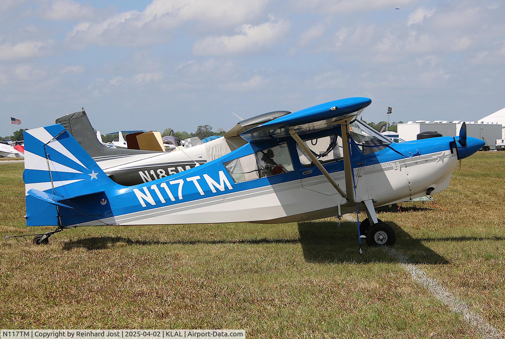 N117TM, 2000 American Champion 8KCAB Decathlon C/N 874-2000, Visiting Sun n Fun 2025 at Lakeland, FL