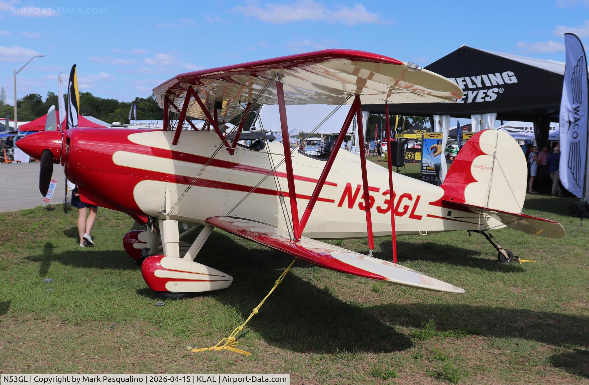 N53GL, 2015 Waco 2T-1A-2 Sport Trainer C/N 1206, Waco 2T-1A-2 Sport Trainer