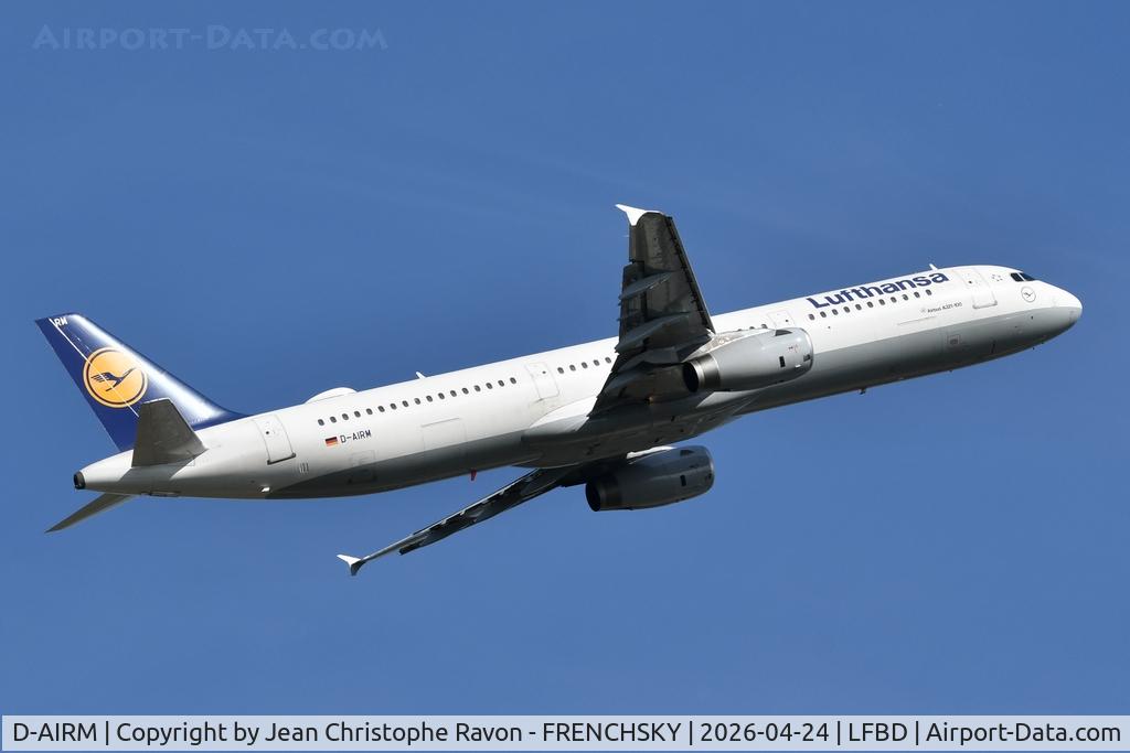 D-AIRM, 1994 Airbus A321-131 C/N 0518, Bordeaux (BOD)	Frankfurt (FRA)	LH1071