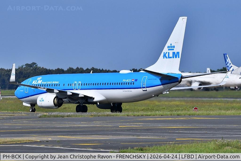 PH-BCK, 2019 Boeing 737-8K2 C/N 62580, Amsterdam (AMS)	Bordeaux (BOD)	KL1441
