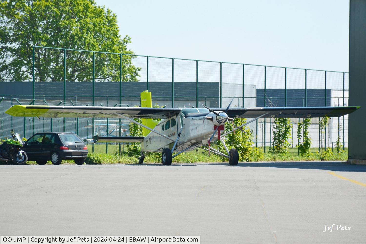 OO-JMP, 1986 Pilatus PC-6/B2-H4 Turbo Porter C/N 848, At Antwerp Airport.