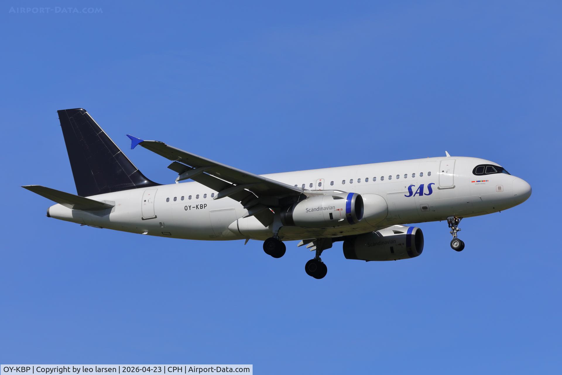 OY-KBP, 2006 Airbus A319-132 C/N 2888, Copenhagen 23.4.2026