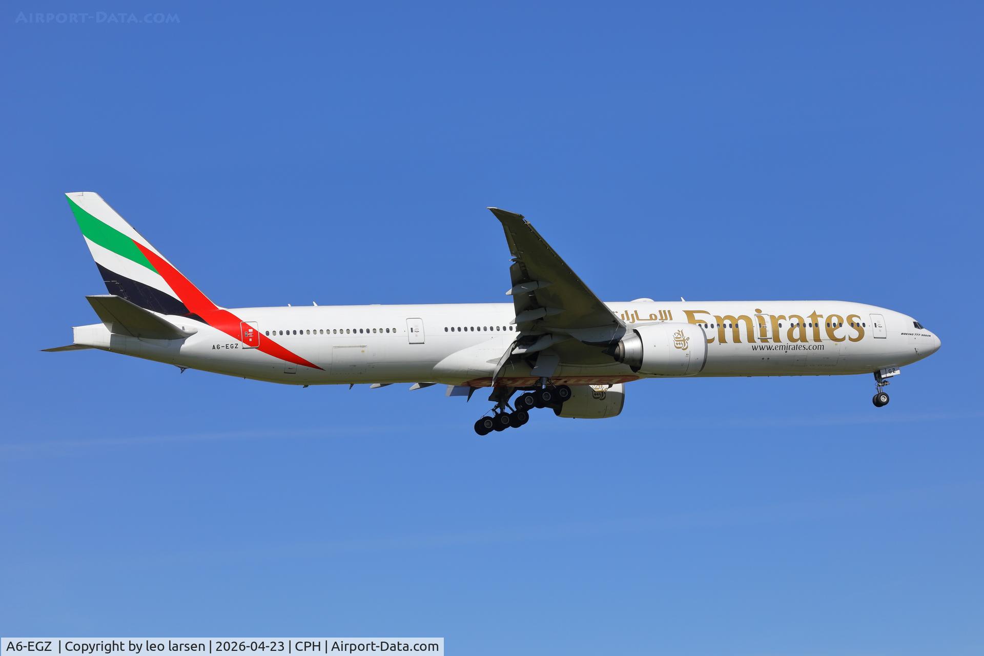 A6-EGZ, 2012 Boeing 777-31H/ER C/N 41081, Copenhagen 23.4.2026