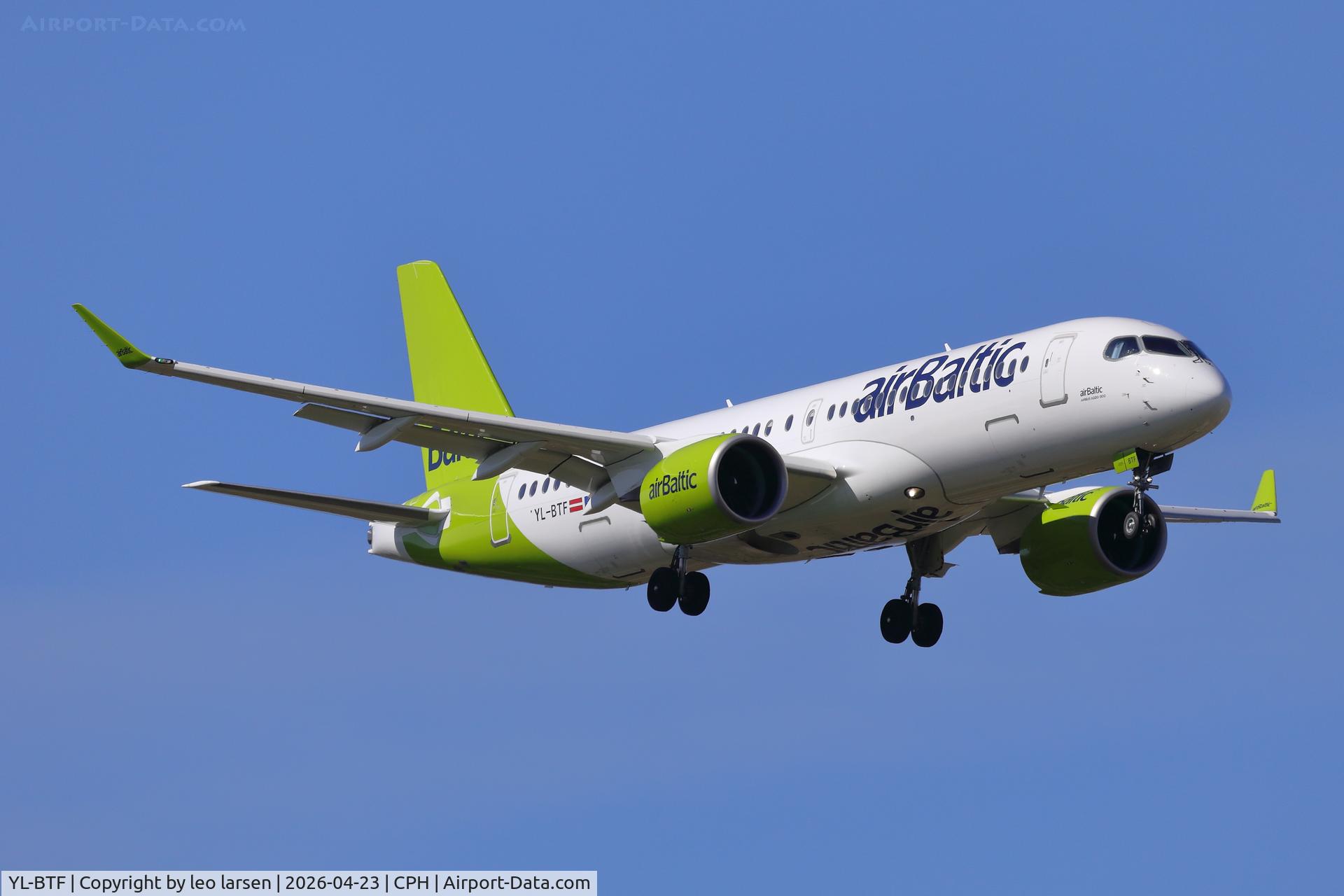 YL-BTF, 2026 AIRBUS CANADA LIMITED PARTNERSHIP 220-371 C/N 55440, Copenhagen 23.4.2026