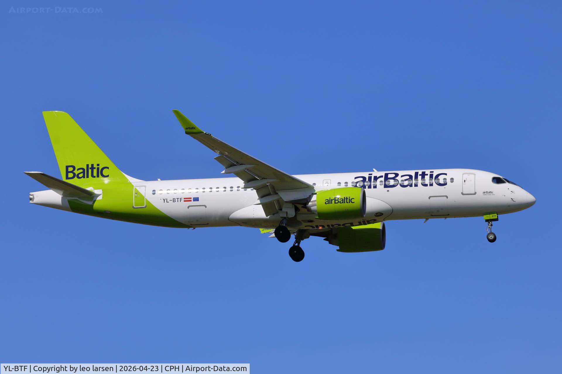 YL-BTF, 2026 AIRBUS CANADA LIMITED PARTNERSHIP 220-371 C/N 55440, Copenhagen 23.4.2026