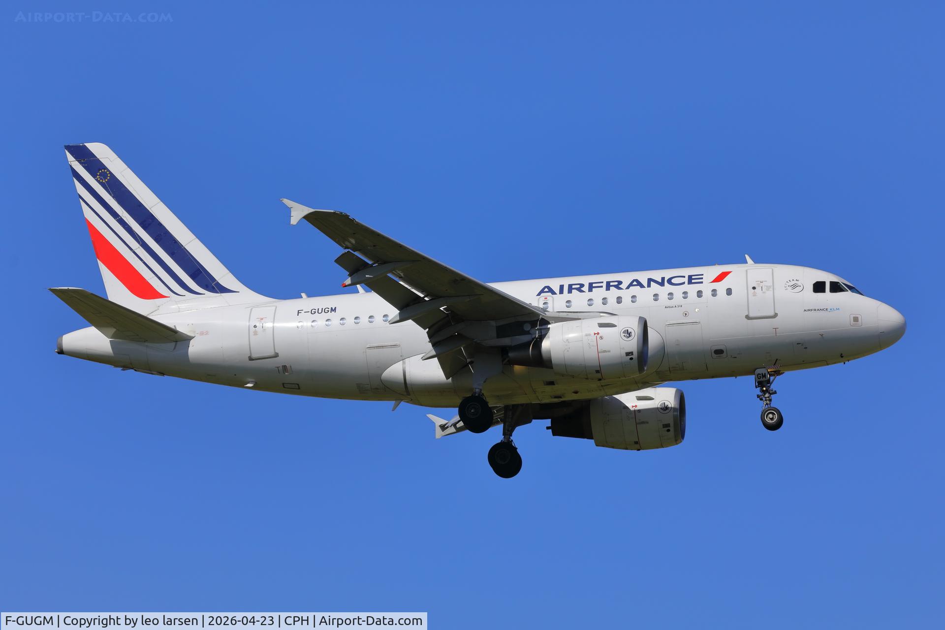 F-GUGM, 2006 Airbus A318-111 C/N 2750, Copenhagen 23.4.2026