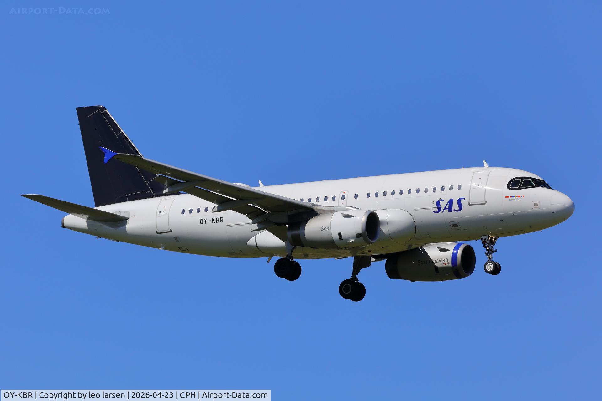 OY-KBR, 2007 Airbus A319-132 C/N 3231, Copenhagen 23.4.2026-