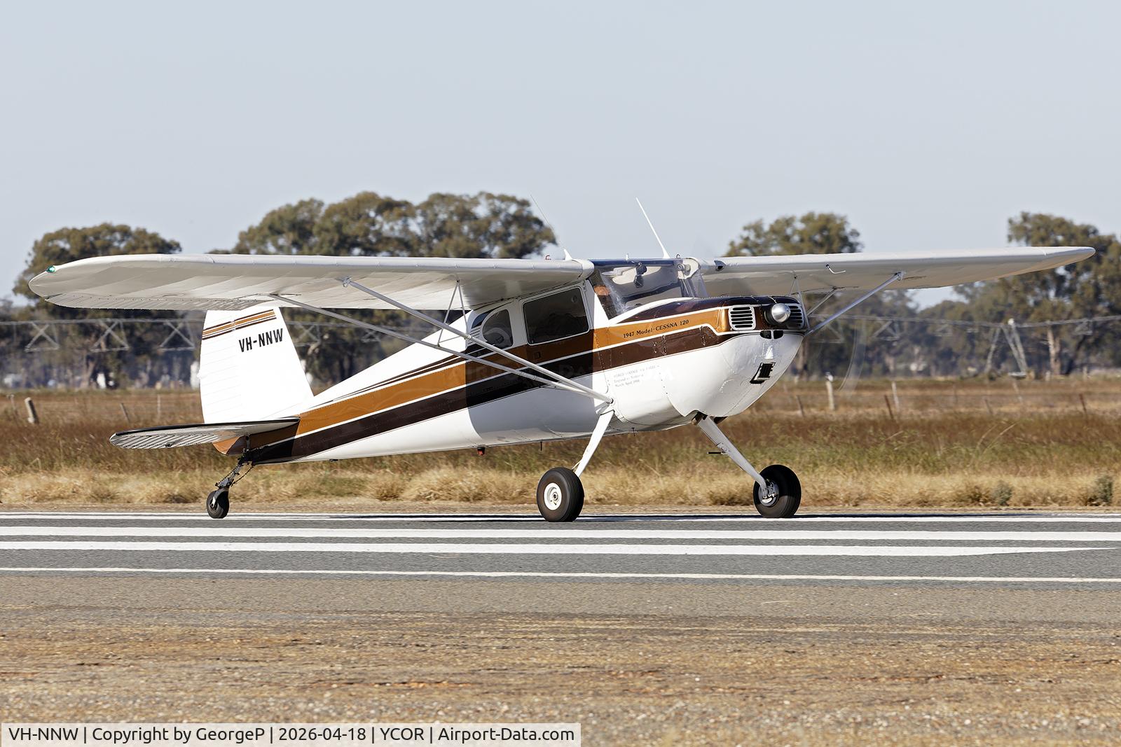 VH-NNW, 1947 Cessna 120 C/N 13579, Antique Aeroplane Assn of Australia National Fly-in.