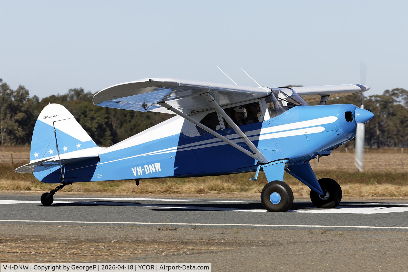 VH-DNW, 1957 Piper PA-22-150 Tri-Pacer C/N 22-5449, Antique Aeroplane Assn of Australia National Fly-in.