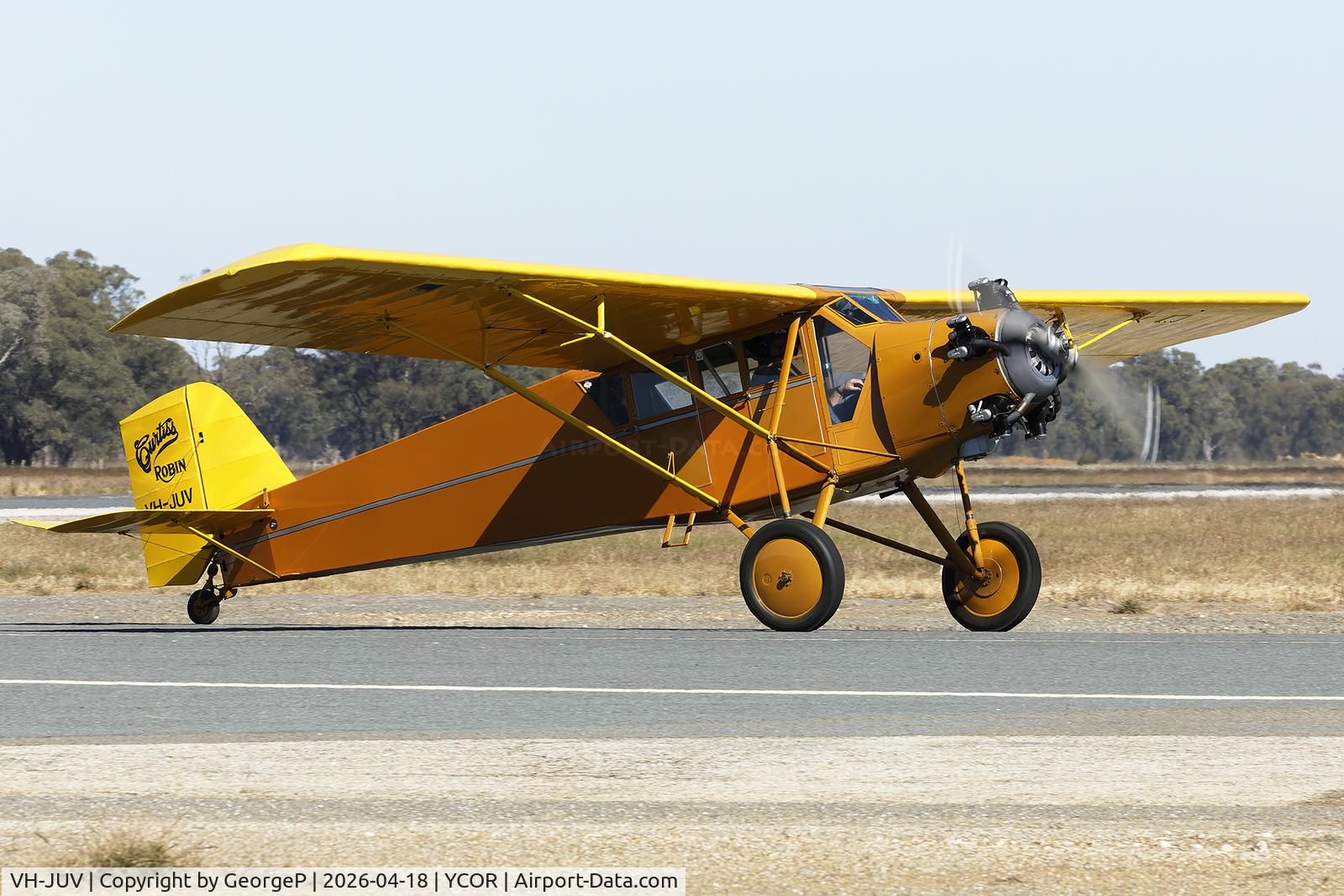 VH-JUV, 1929 Curtiss-Wright Robin J-1 C/N 477, Antique Aeroplane Assn of Australia National Fly-in.