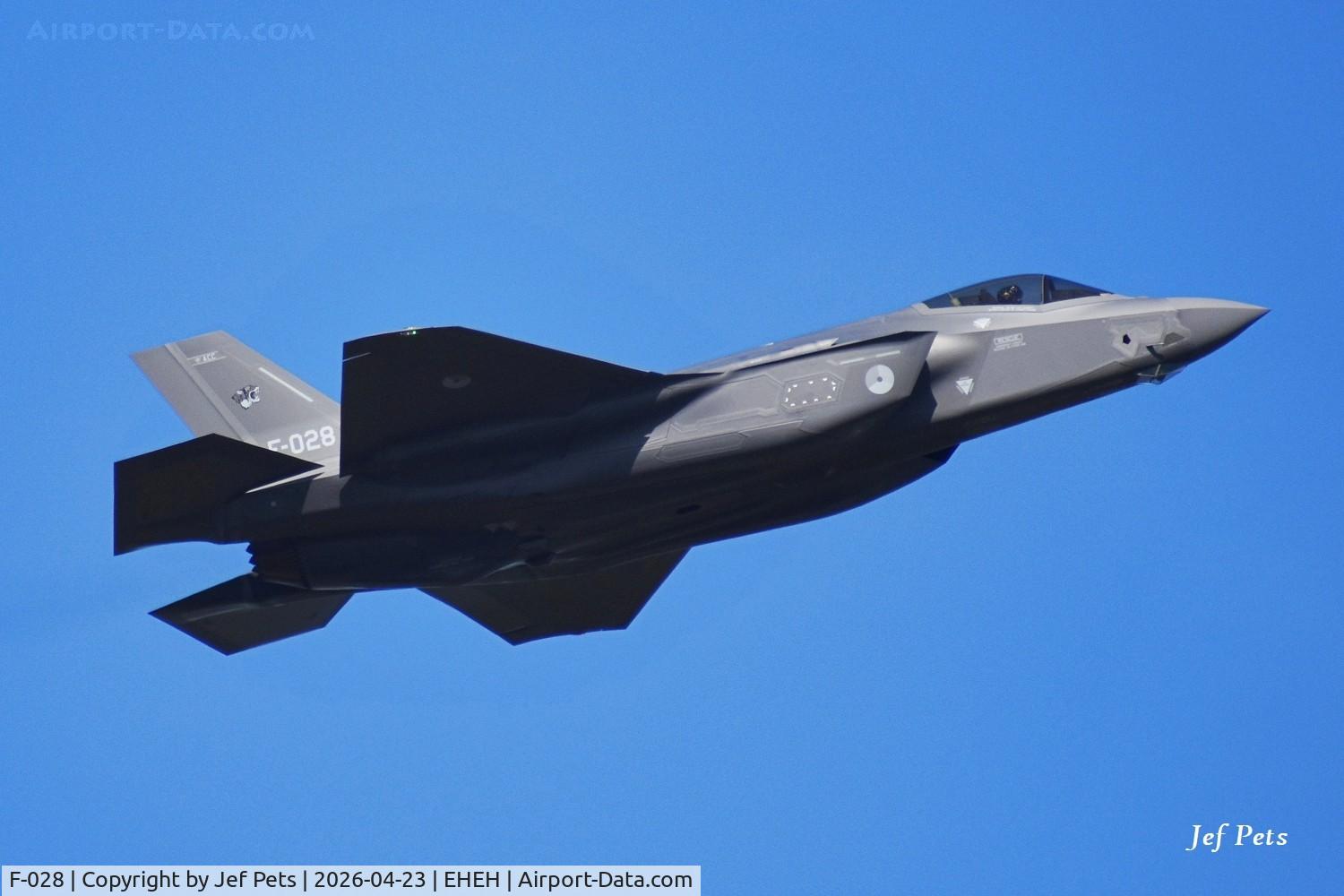 F-028, Lockheed Martin F-35A Lightning II C/N AN-28, At Eindhoven Airport.