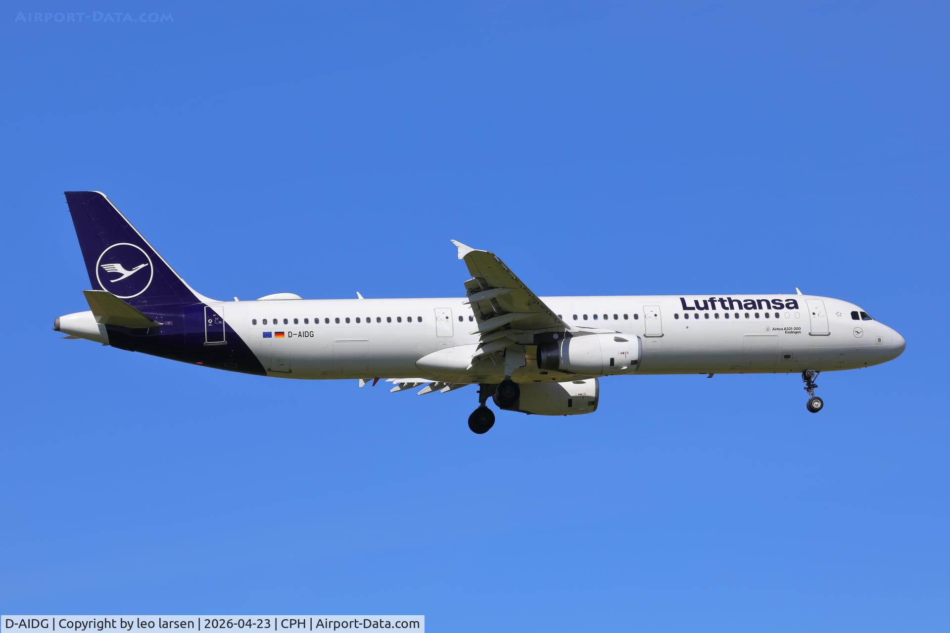 D-AIDG, 2011 Airbus A321-231 C/N 4672, Copenhagen 23.4.2026